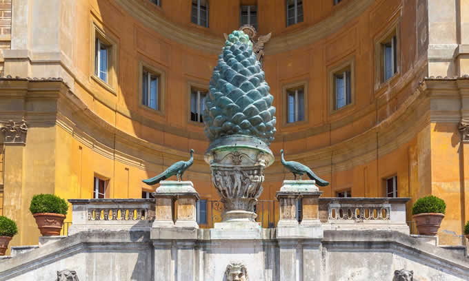 Pigna in Piazza del Vaticano